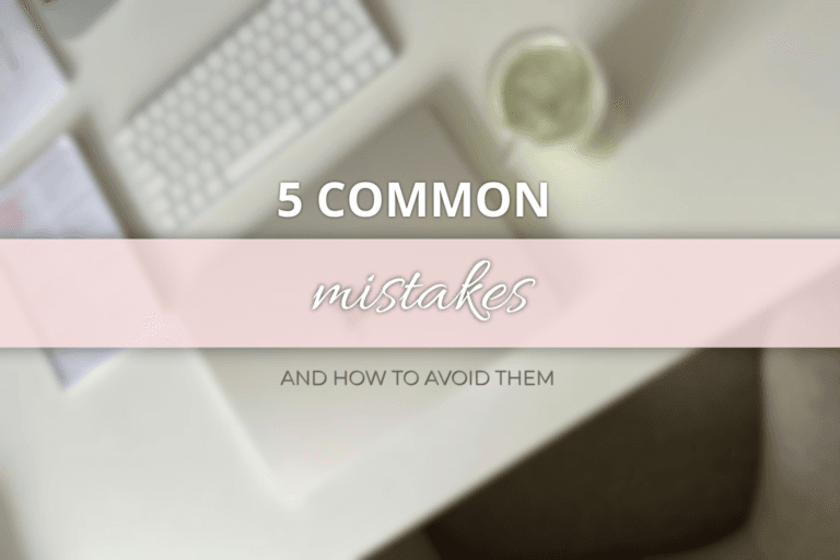 Digital Planning for Beginners: 5 Common Mistakes and How to Avoid Them